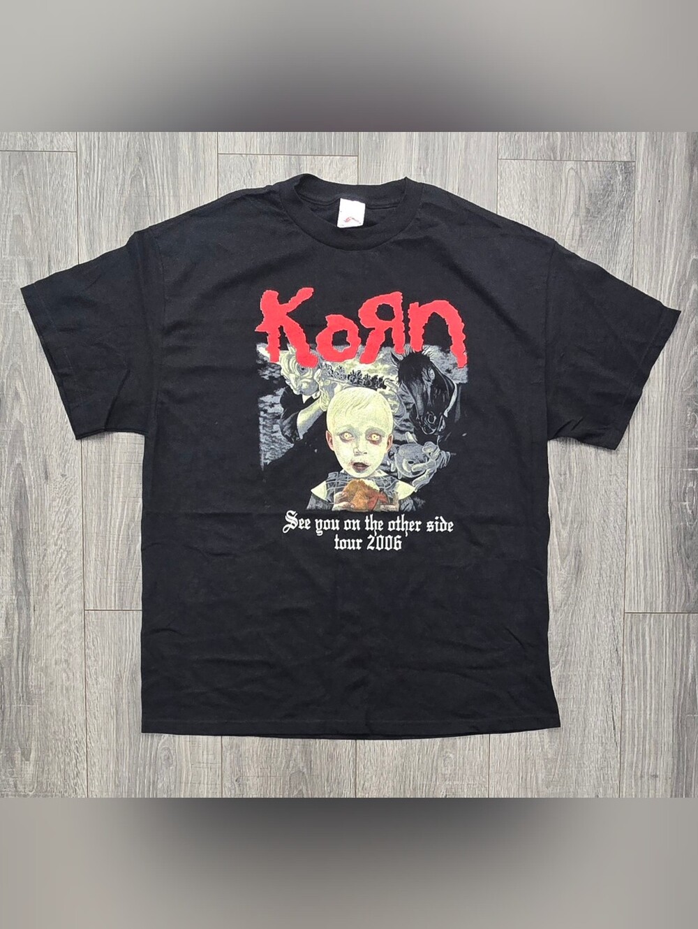 Vintage 2006 Korn See You on the Other Side Tour T-Shirt XL Tall Tennessee River